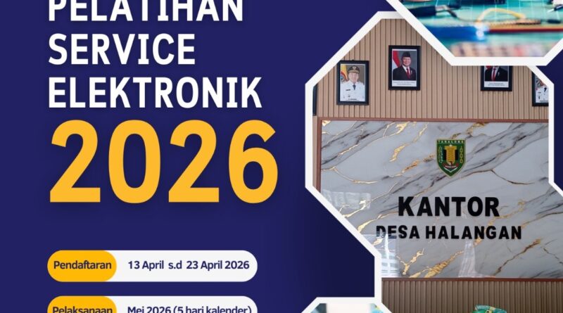 Penerimaan Peserta Pelatihan Service Elekronik